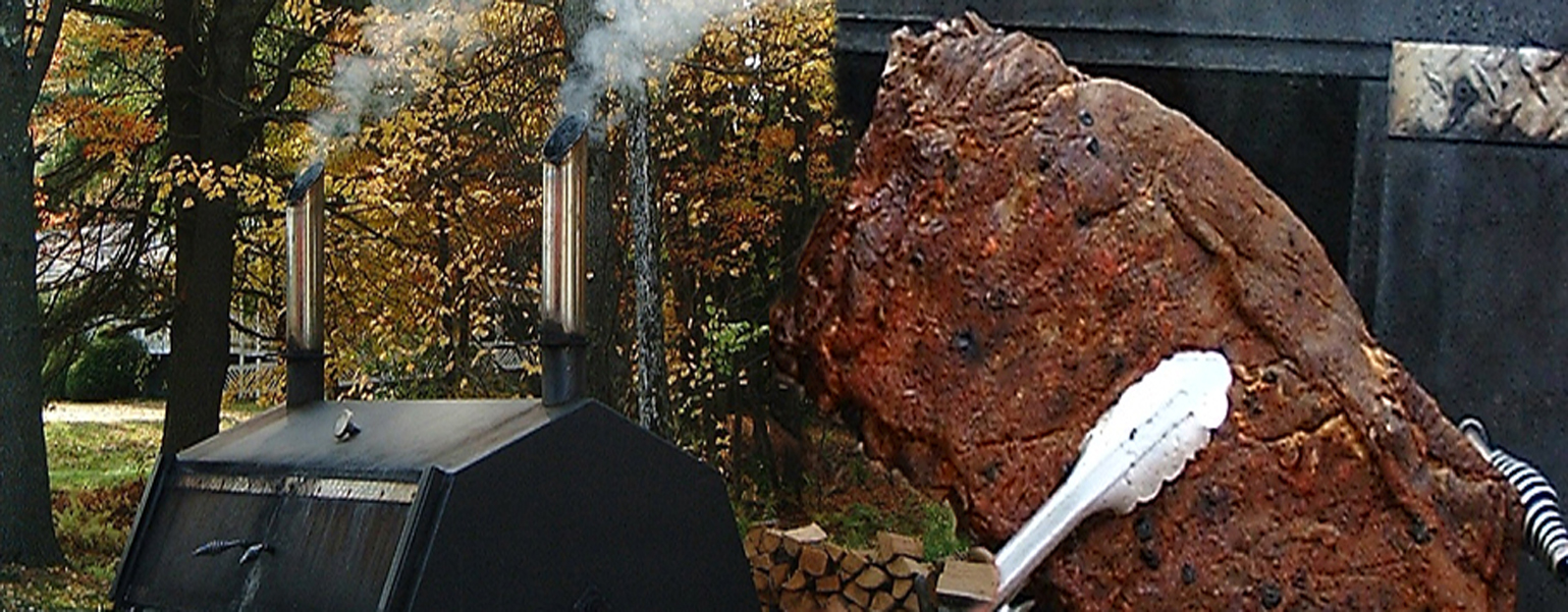 BBQ Smoker & Ribs